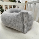 Protectie somn – Baby Nest Velvet gri (4)